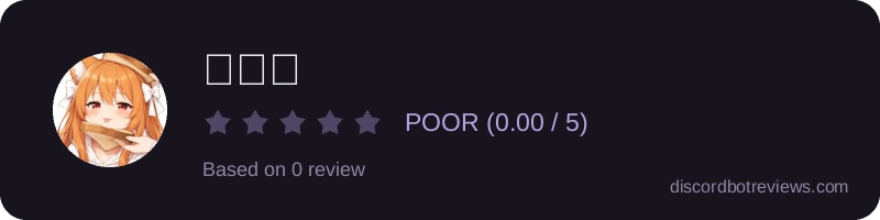 Rating widget preview for 나츠미