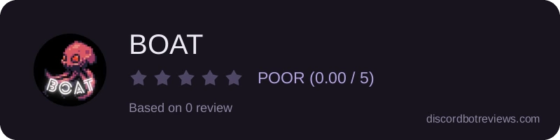 Rating banner for BOAT