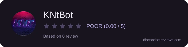 Rating widget preview for KNtBot
