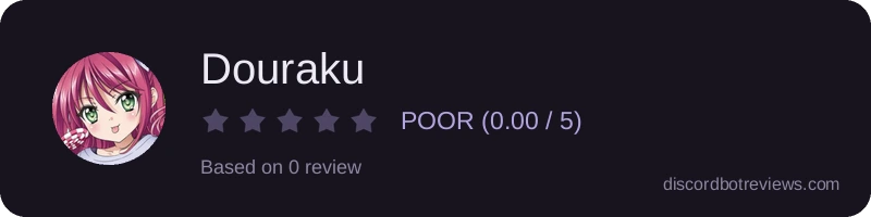 Rating widget preview for Douraku