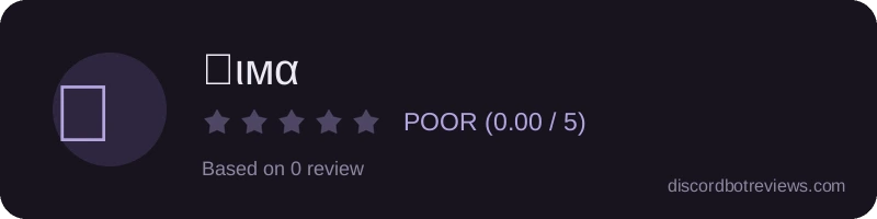 Rating widget preview for 𝐋ιмα