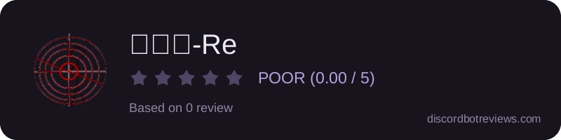 Rating widget preview for 再起動-Re