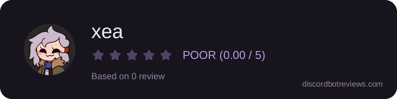 Rating widget preview for xea