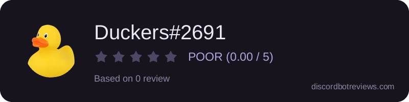 Rating widget preview for Duckers#2691