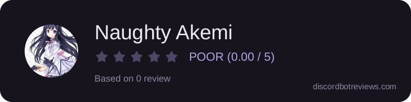 Rating widget preview for Naughty Akemi