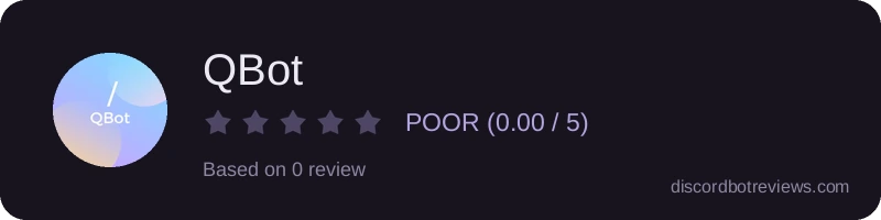 Rating widget preview for QBot