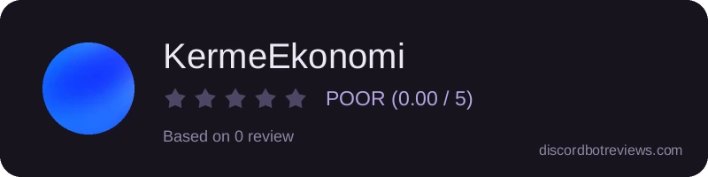 Rating widget preview for KermeEkonomi