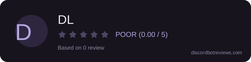 Rating widget preview for DL