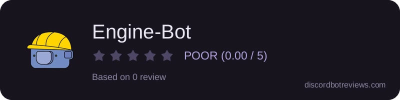 Rating widget preview for Engine-Bot