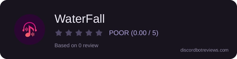 Rating widget preview for WaterFall