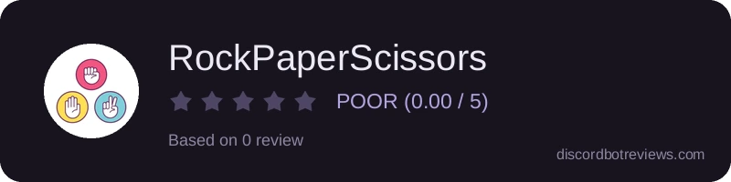 Rating banner for RockPaperScissors