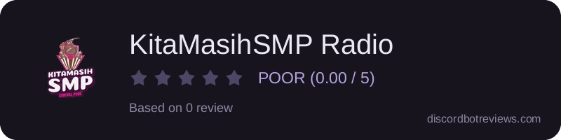 Rating widget preview for KitaMasihSMP Radio