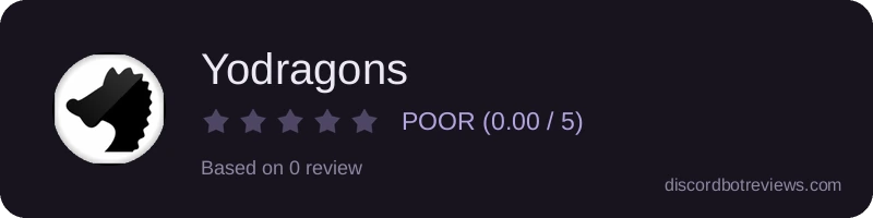 Rating widget preview for Yodragons 
