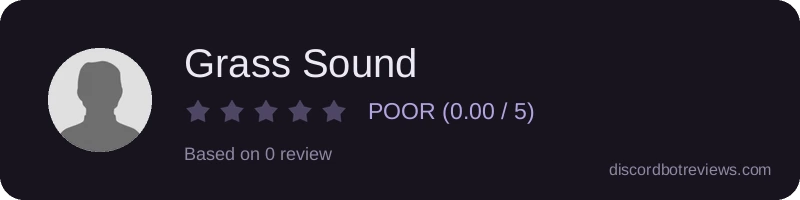 Rating widget preview for Grass Sound