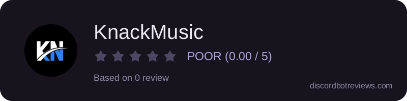 Rating banner for KnackMusic