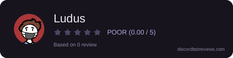Rating widget preview for Ludus