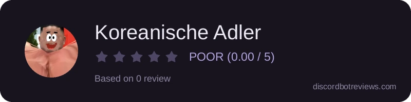 Rating widget preview for Koreanische Adler