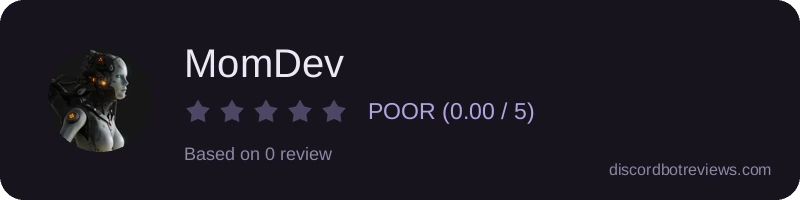 Rating widget preview for MomDev