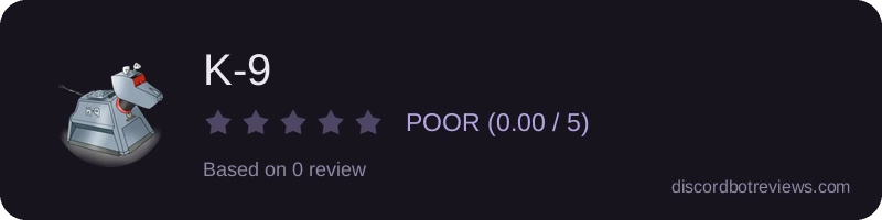 Rating widget preview for K-9