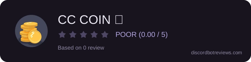 Rating widget preview for CC COIN ✨