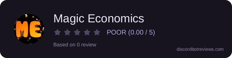 Rating widget preview for Magic Economics