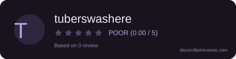 Rating widget preview for tuberswashere