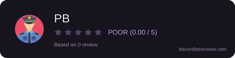 Rating widget preview for PB