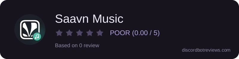 Rating widget preview for Saavn Music