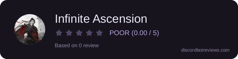 Rating widget preview for Infinite Ascension