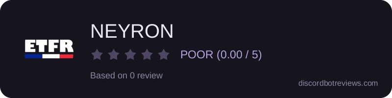 Rating widget preview for NEYRON