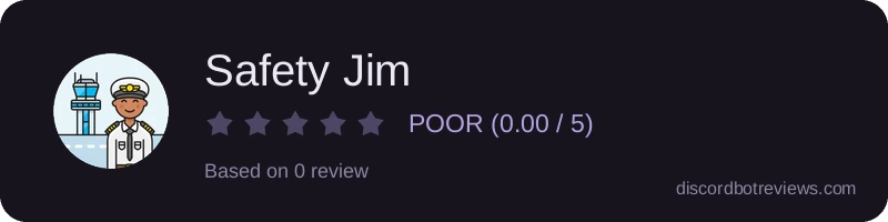 Rating widget preview for Safety Jim