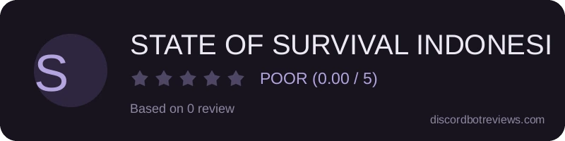 Rating widget preview for STATE OF SURVIVAL INDONESIAN