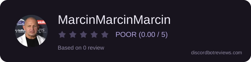 Rating widget preview for MarcinMarcinMarcin