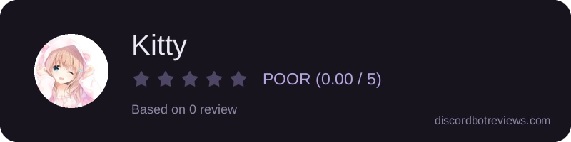 Rating widget preview for Kitty