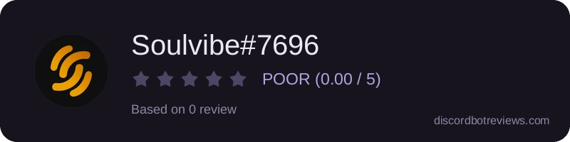 Rating widget preview for Soulvibe#7696