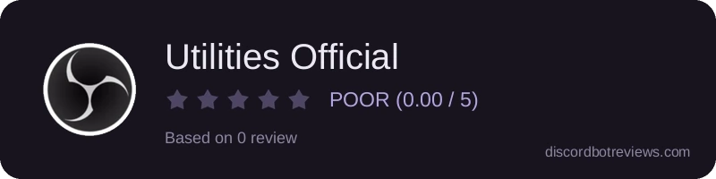 Rating widget preview for Utilities Official
