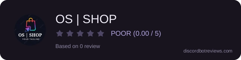 Rating widget preview for OS | SHOP