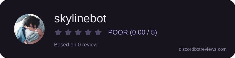 Rating banner for skylinebot