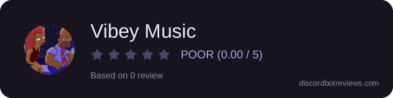 Rating banner for Vibey Music