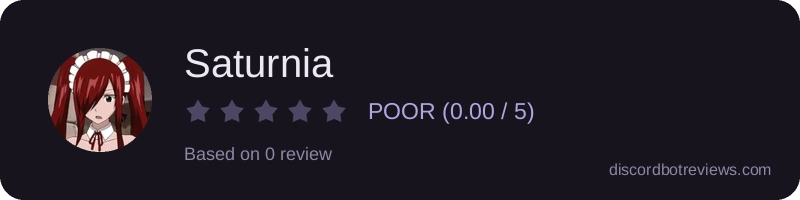 Rating widget preview for Saturnia 