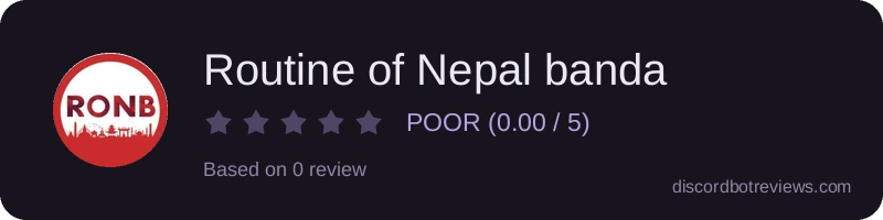 Rating banner for Routine of Nepal banda