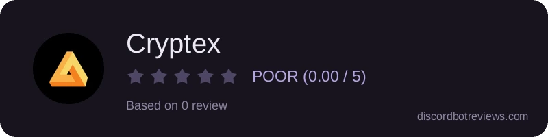 Rating banner for Cryptex