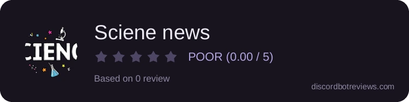 Rating widget preview for Sciene news