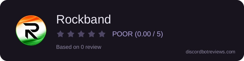 Rating widget preview for Rockband