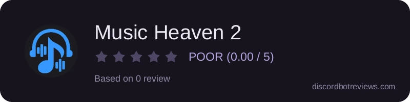 Rating widget preview for Music Heaven 2