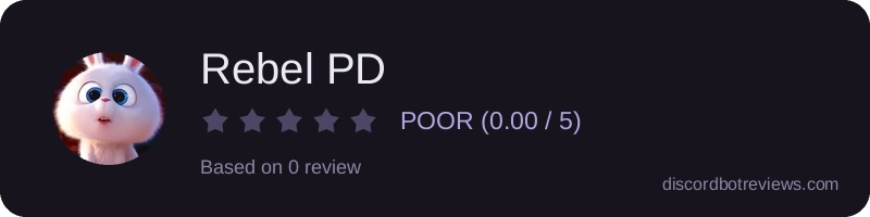 Rating banner for Rebel PD