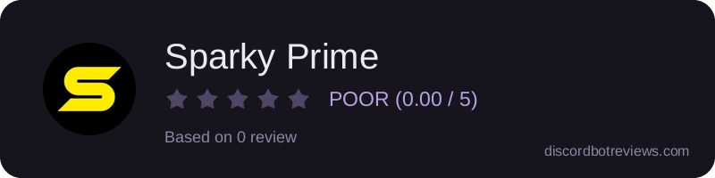 Rating widget preview for Sparky Prime