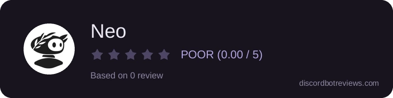 Rating widget preview for Neo