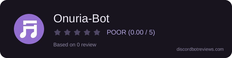 Rating banner for Onuria-Bot