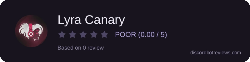 Rating widget preview for Lyra Canary